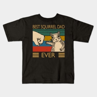 BEST SQUIRREL DAD EVER Kids T-Shirt